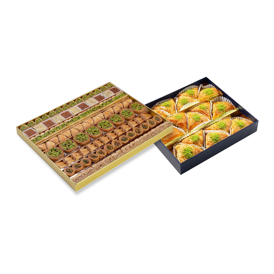 Mixed Baklava 1000g + Pistazien Warbat 500g