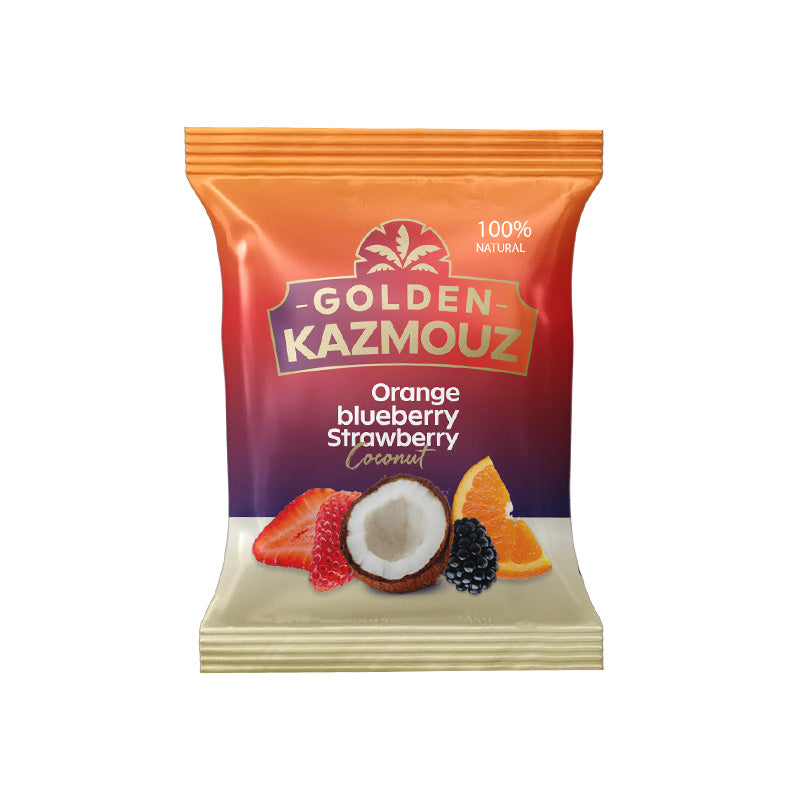 Kokosnuss-Süßigkeit mit klassischen Früchten 200g